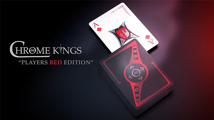 Chrome Kings Limited Edition Playing Cards, Players Red Edition by De'vo vom Schattenreich and Handlordz - Image 2