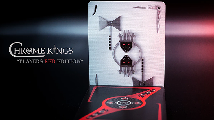 Chrome Kings Limited Edition Playing Cards, Players Red Edition by De'vo vom Schattenreich and Handlordz - Image 3