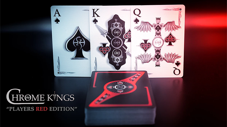 Chrome Kings Limited Edition Playing Cards, Players Red Edition by De'vo vom Schattenreich and Handlordz - Image 4