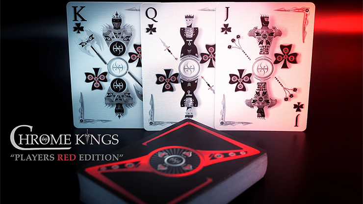Chrome Kings Limited Edition Playing Cards, Players Red Edition by De'vo vom Schattenreich and Handlordz - Image 5