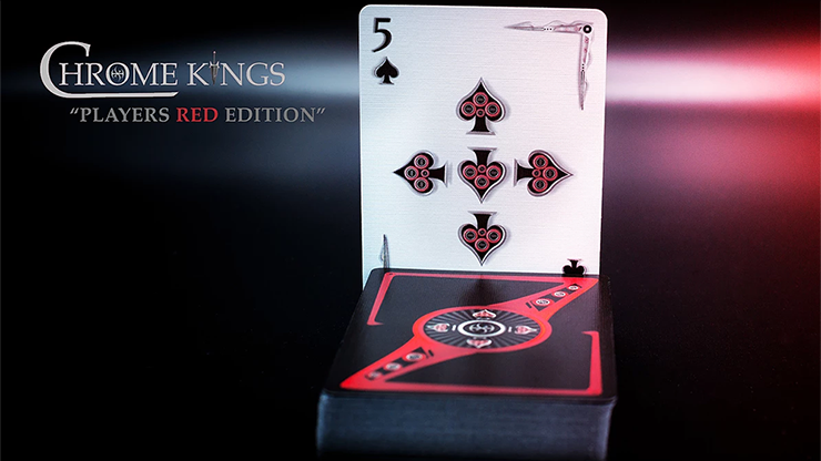 Chrome Kings Limited Edition Playing Cards, Players Red Edition by De'vo vom Schattenreich and Handlordz - Image 6