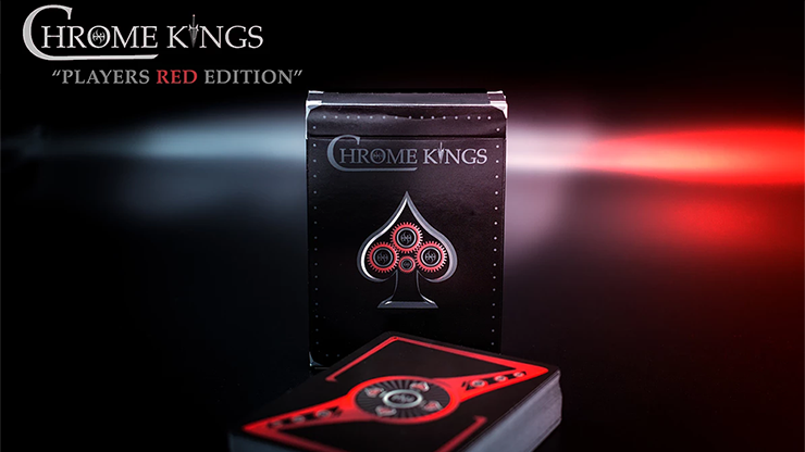Chrome Kings Limited Edition Playing Cards, Players Red Edition by De'vo vom Schattenreich and Handlordz