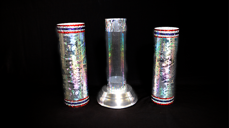 Large Crystal Silk Cylinder by Ickle Pickle