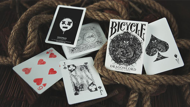 Bicycle Dragonlord White Edition Playing Cards, Includes 5 Gaff Cards - Image 2