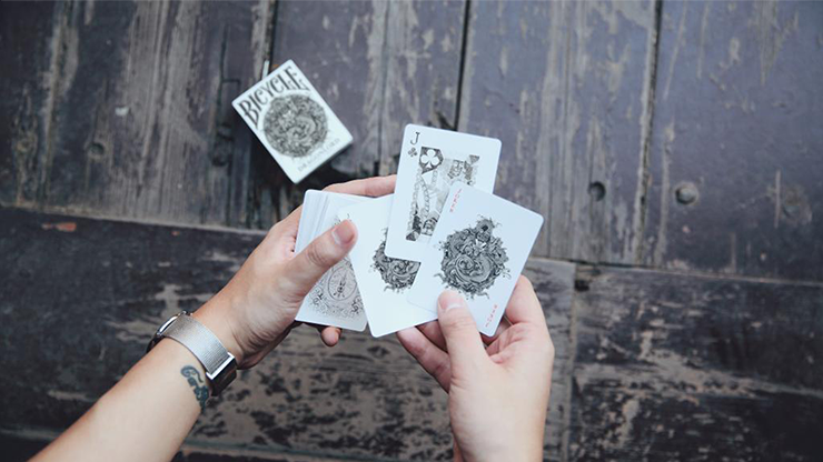 Bicycle Dragonlord White Edition Playing Cards, Includes 5 Gaff Cards - Image 4