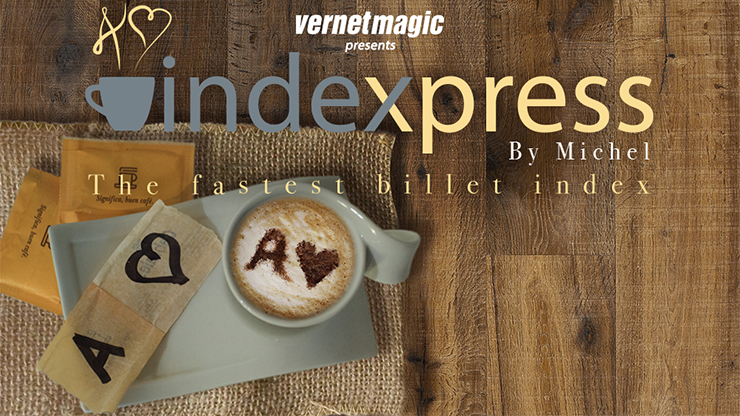 Indexpress, Gimmick and Online Instructions by Vernet Magic