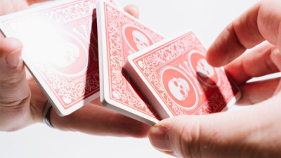 Superior Skull & Bones V2, Red/Silver Playing Cards by Expert Card Magic Co. - Image 5