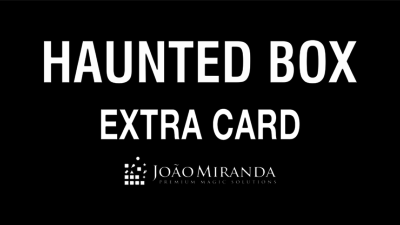 Haunted Box Extra Gimmicked Card, Red by João Miranda Magic