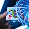 Cherry Playing Cards, Tahoe Blue by Pure Imagination - Image 5