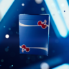 Cherry Playing Cards, Tahoe Blue by Pure Imagination