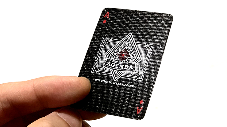 Mini Agenda Playing Cards, Black - Image 5