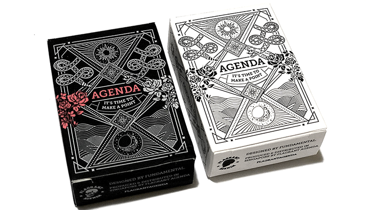 Mini Agenda Playing Cards, Black