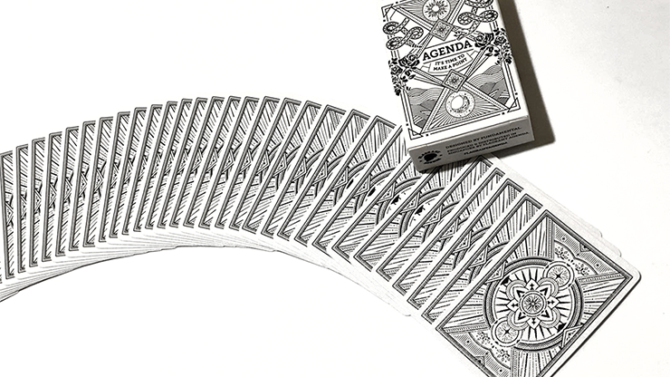 Mini Agenda Playing Cards, White - Image 4