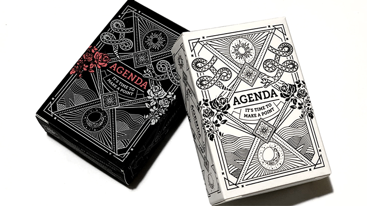 Mini Agenda Playing Cards, White