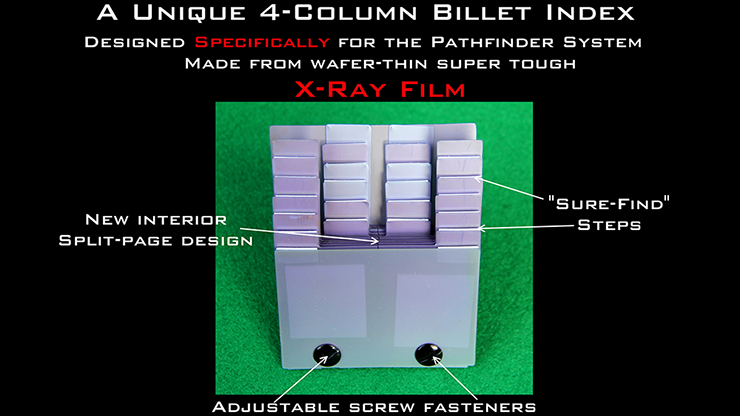 The Path-Finder Billet Index System, Gimmick and Online Instructions by Christopher Taylor - Image 3