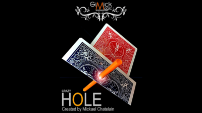 CRAZY HOLE Red, Gimmick and Online Instructions by Mickael Chatelain