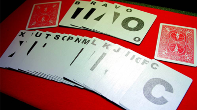 Alphabet Playing Cards Bicycle With Indexes by PrintByMagic - Image 2