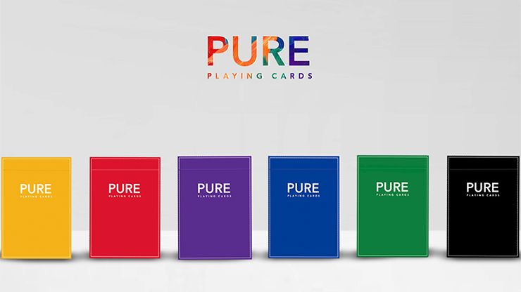 Pure, Blue Playing Cards