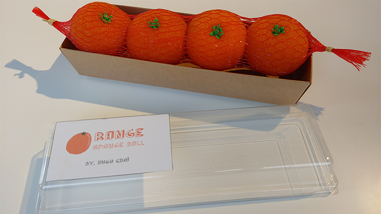 Fruit Sponge Ball, Orange by Hugo Choi