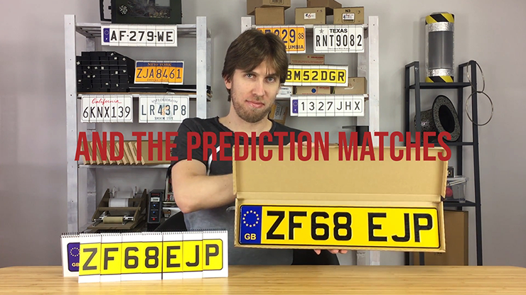 LICENSE PLATE PREDICTION - UNITED KINGDOM, Gimmicks and Online Instructions by Martin Andersen - Image 3