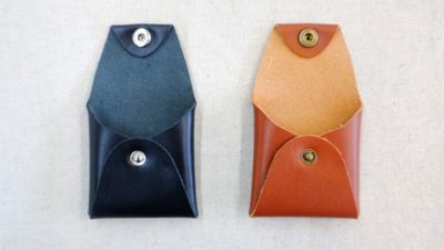 Square Coin case, Brown Leather by Gentle Magic - Image 2