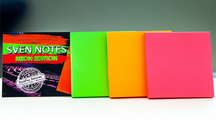 Sven Notes NEON EDITION, 3 Neon Sticky Notes Style Pads