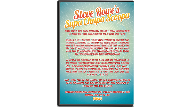 Steve Rowe's Supa Chupa Scoopa, Gimmicks and Online Instructions - Image 2