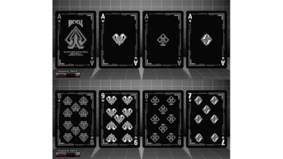 Limited Edition Bicycle Grid Blackout Playing Cards - Image 6