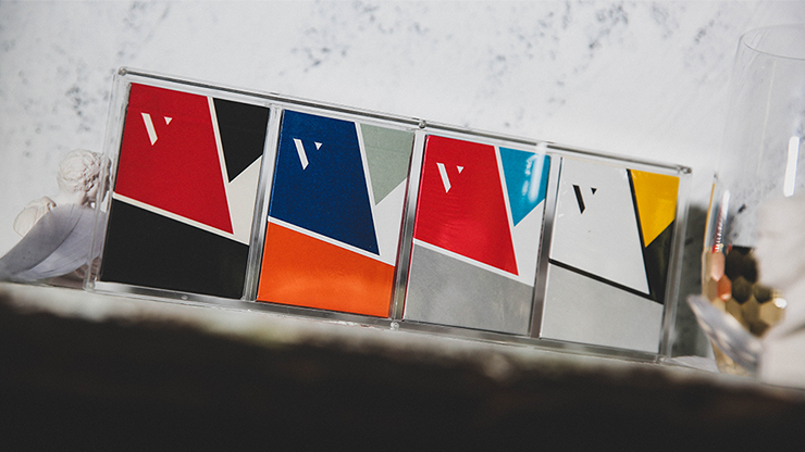 Crystal Card Magic Display 4 Deck Case by TCC