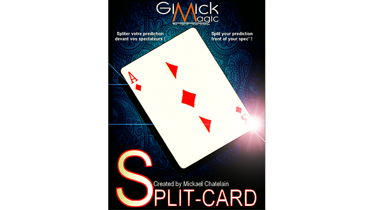 SPLIT-CARD, Red by Mickael Chatelain