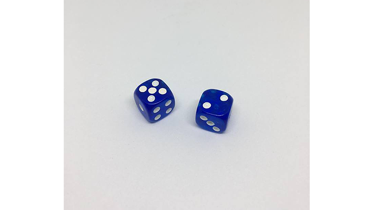 Dice Without Two CLEAR BLUE, 2 Dice Set - Image 2