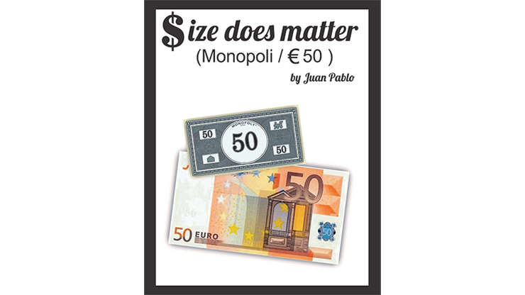 Size Does Matter MONOPOLY EURO, Gimmicks and Online Instructions by Juan Pablo Magic