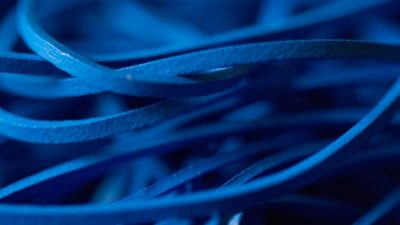 Joe Rindfleisch's SIZE 16 Rainbow Rubber Bands, Hanson Chien - Blue Pack by Joe Rindfleisch - Image 2