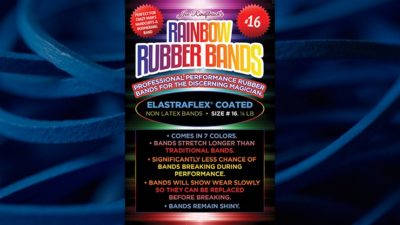 Joe Rindfleisch's SIZE 16 Rainbow Rubber Bands, Hanson Chien - Blue Pack by Joe Rindfleisch