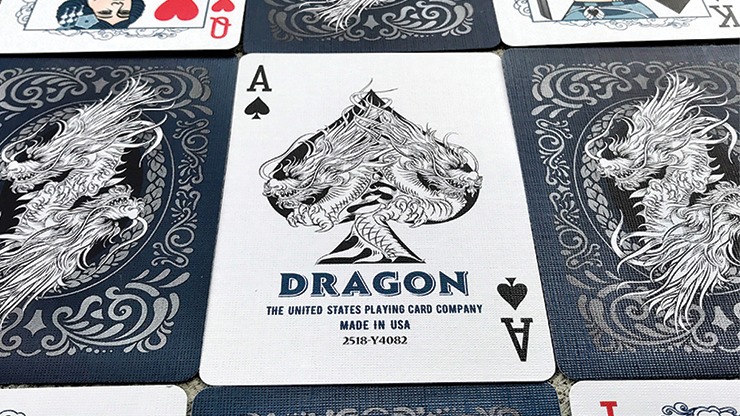 Bicycle Dragon Playing Cards, Blue by USPCC - Image 5