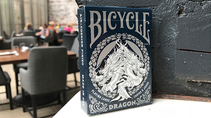 Bicycle Dragon Playing Cards, Blue by USPCC