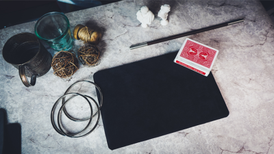 Suede Leather Mini Pad, Black by TCC