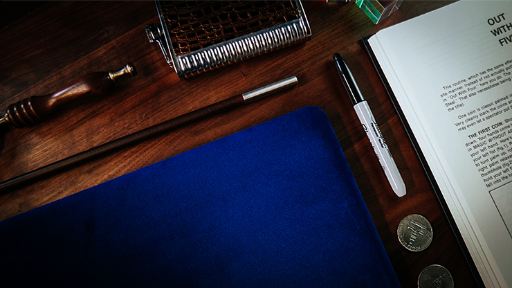 Suede Leather Small Pad, Blue by TCC - Image 2