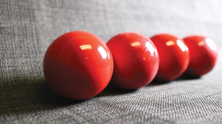 Wooden Billiard Balls, 2 inch Red by Classic Collections - Image 3