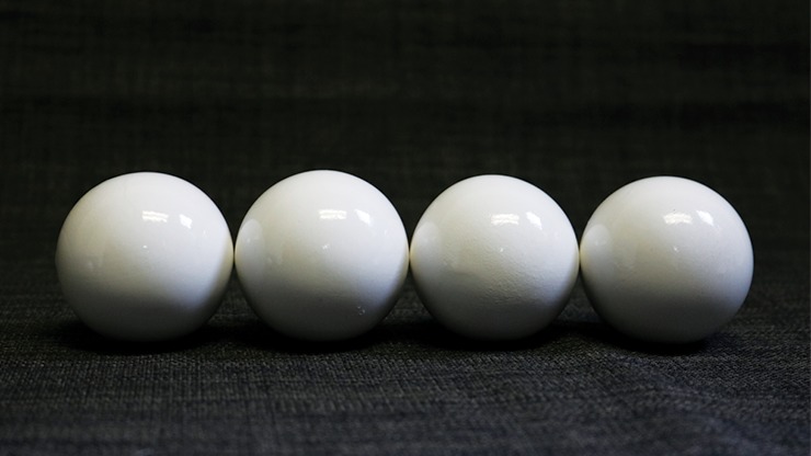 Wooden Billiard Balls, 2 inch White by Classic Collections - Image 2