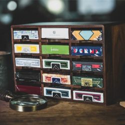 Wooden Playing Cards Cabinet, 15 Deck Case by TCC