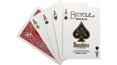 Hesslers Rider Back, Red Playing Cards - Image 3