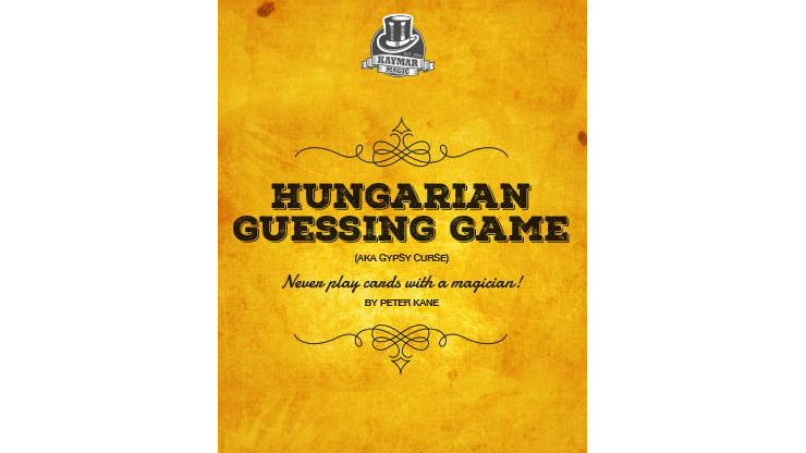 Hungarian Guessing Game AKA Gypsy Curse, Gimmicks and Online Instructions by Kaymar Magic