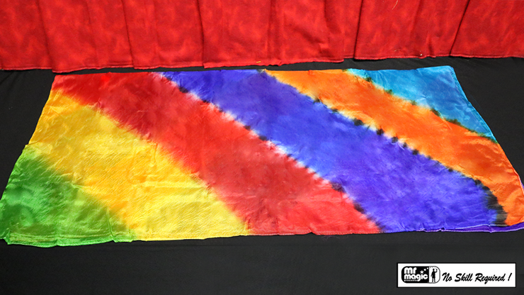 Production Silk Rainbow, 36 inch X 36 inch by Mr. Magic