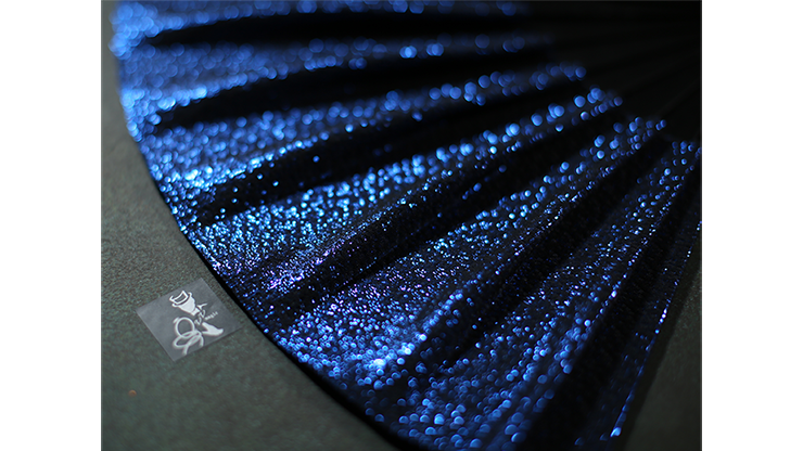 Appearing SnowStorming Fan V2, Dark Blue by Victor Voitko (Gimmick and Online Instructions)