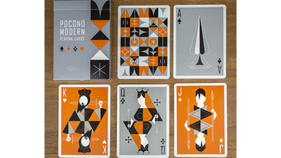 Retro Deck, Gray Playing Cards - Image 2