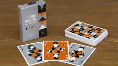 Retro Deck, Gray Playing Cards