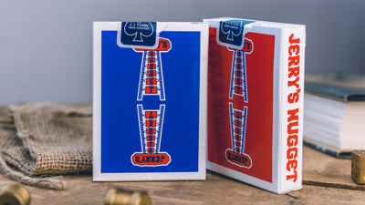 Vintage Feel Jerry's Nuggets, Blue Playing Cards - Image 2