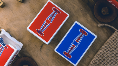 Vintage Feel Jerry's Nuggets, Blue Playing Cards - Image 4