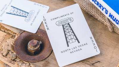 Vintage Feel Jerry's Nuggets, Blue Playing Cards - Image 5